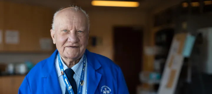 After 31 years of service, Stefan Mayer will soon hang up his blue volunteer jacket