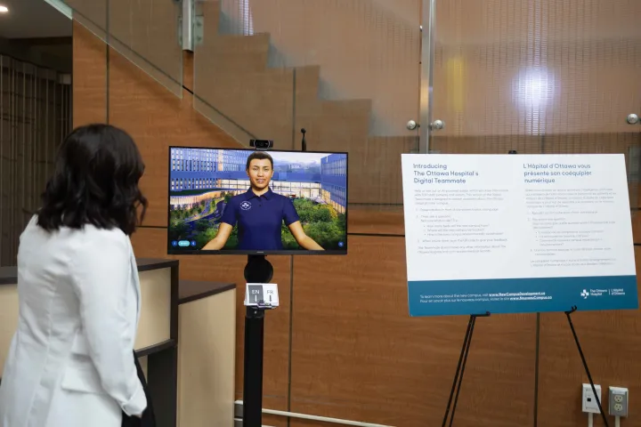 The Ottawa Hospital introduces AI-powered Digital Teammate to share information with staff, patients and visitors