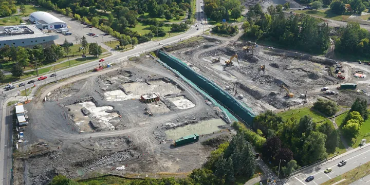 Le Chantier du nouveau campus en chiffres