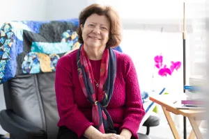 A portrait of Monica Elaine Campbell smiling