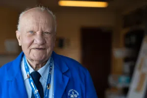 After 31 years of service, Stefan Mayer will soon hang up his blue volunteer jacket