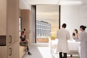 A private room, floor to ceiling daylight and space for family: Welcome to The Ottawa Hospital’s inpatient room of the future 