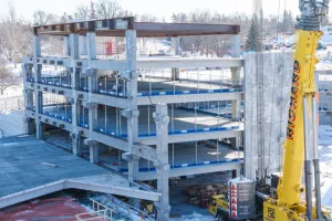 New campus site tour, part one: explore the parking garage