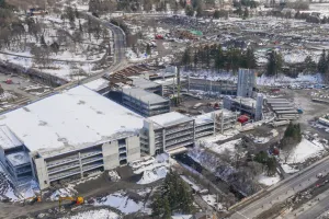 Voici ce à quoi ressemble la construction du futur! Regardez comment le nouveau campus de L’Hôpital d’Ottawa prend forme.  