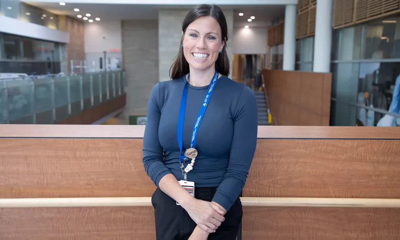 Advanced Practice Nurse Sarah Cleyn.