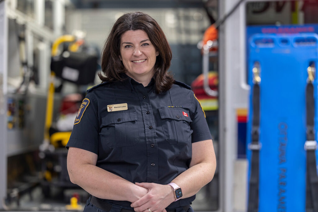 Shannon Leduc, responsable au sein du Service paramédic d’Ottawa.